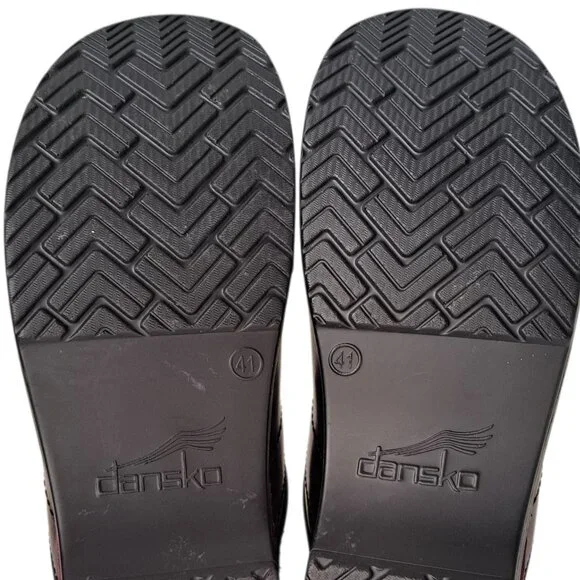 Dansko Women's Professional Work Nurse Clog Cordovan Cabrio Leather Size 41 - Picture 7 of 8